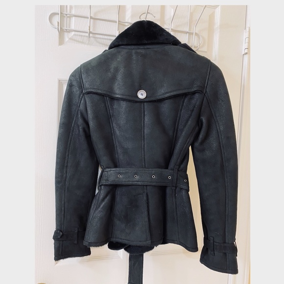 Burberry Brit Chedleigh Double Breasted Shearling - Picture 3 of 4